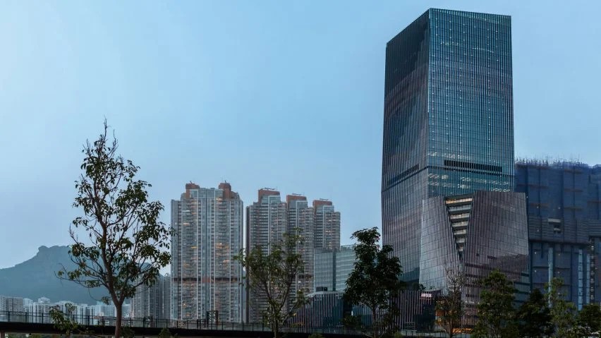 BIM建筑|斯诺赫塔设计香港原启德机场的斜边摩天大楼 BIM建筑|斯诺赫塔设计香港原启德机场的斜边摩天大楼
