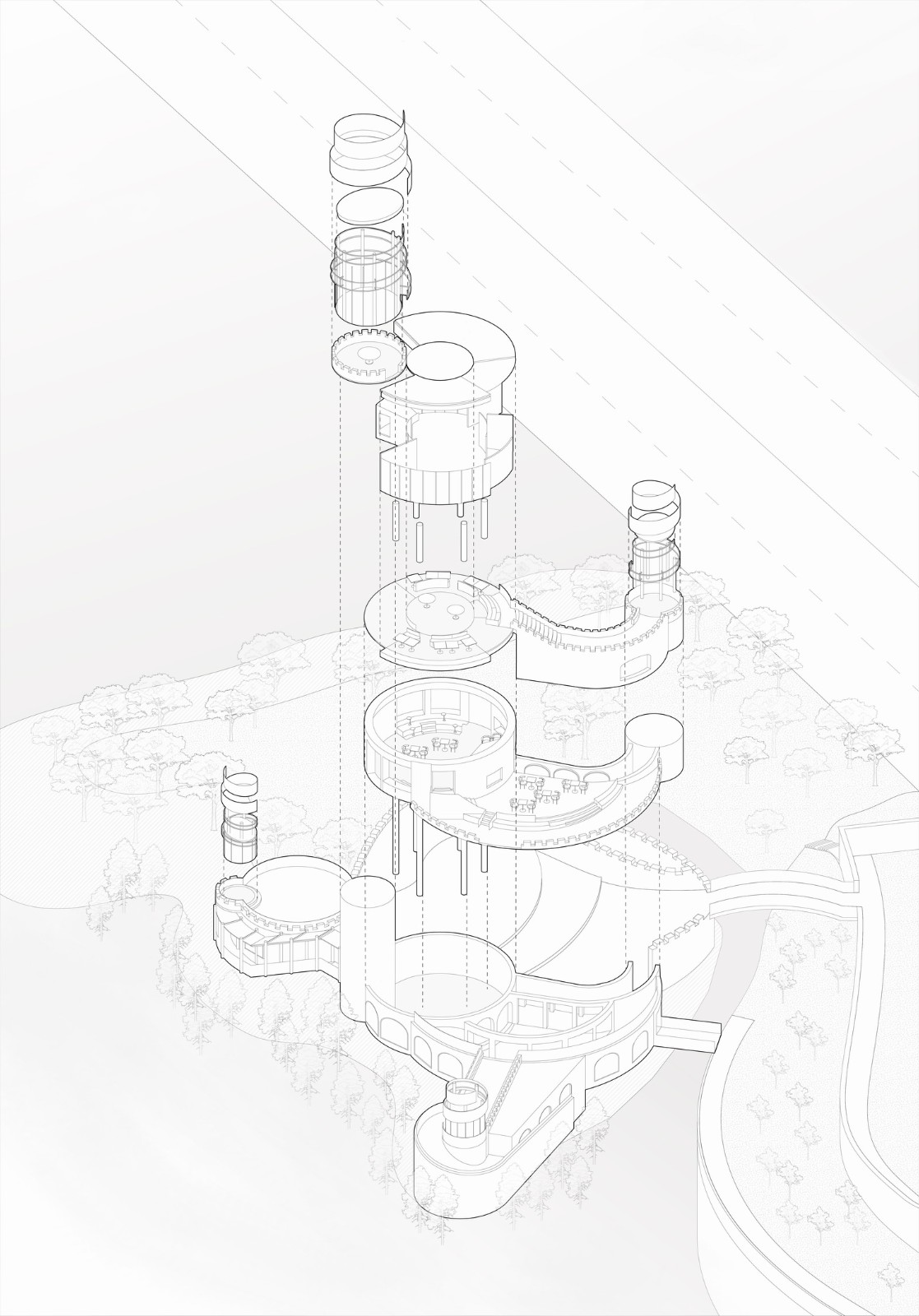 BIM建筑|太湖度假区凤凰台改造 / 平介设计 BIM建筑|太湖度假区凤凰台改造 / 平介设计