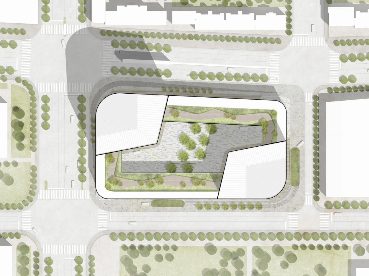 BIM建筑|济南中央商务区金石中心 / 盖博建筑设计事务所 BIM建筑|济南中央商务区金石中心 / 盖博建筑设计事务所