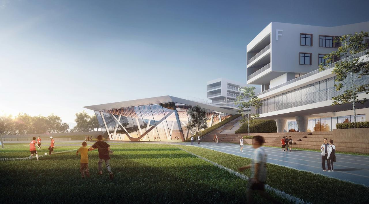 BIM建筑|三峡巴蜀中学:建筑与大地的和谐协奏 / 西筑设计作品 BIM建筑|三峡巴蜀中学:建筑与大地的和谐协奏 / 西筑设计作品