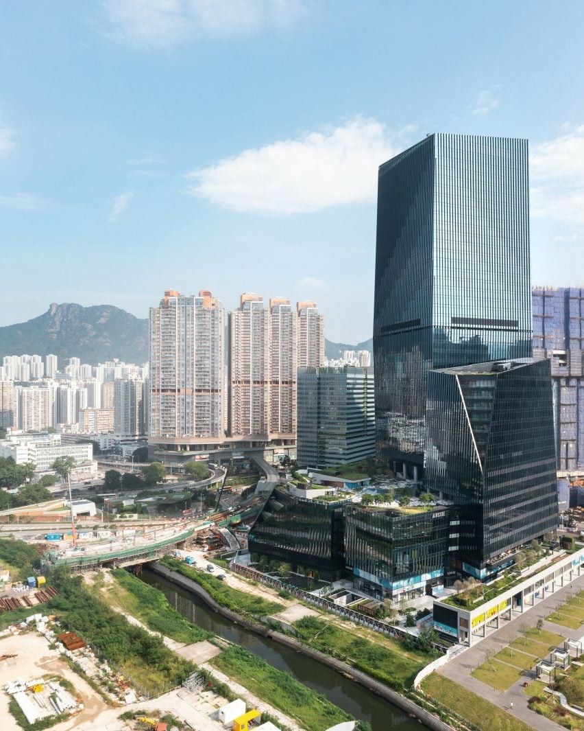 BIM建筑|斯诺赫塔设计香港原启德机场的斜边摩天大楼 BIM建筑|斯诺赫塔设计香港原启德机场的斜边摩天大楼
