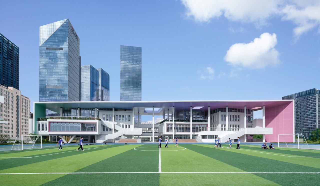 BIM建筑|深圳高级中学(集团)北校区新园 / CAPOL BIM建筑|深圳高级中学(集团)北校区新园 / CAPOL