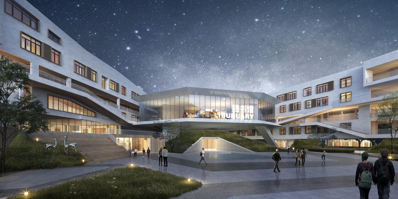 BIM建筑|三峡巴蜀中学:建筑与大地的和谐协奏 / 西筑设计作品 BIM建筑|三峡巴蜀中学:建筑与大地的和谐协奏 / 西筑设计作品