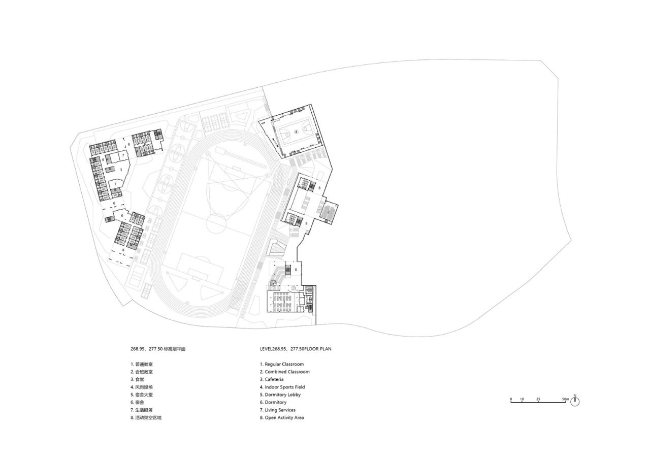 BIM建筑|三峡巴蜀中学:建筑与大地的和谐协奏 / 西筑设计作品 BIM建筑|三峡巴蜀中学:建筑与大地的和谐协奏 / 西筑设计作品