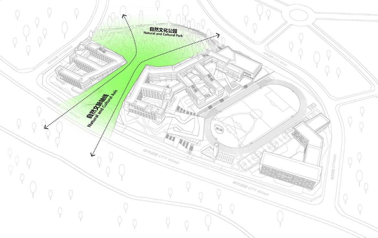 BIM建筑|三峡巴蜀中学:建筑与大地的和谐协奏 / 西筑设计作品 BIM建筑|三峡巴蜀中学:建筑与大地的和谐协奏 / 西筑设计作品