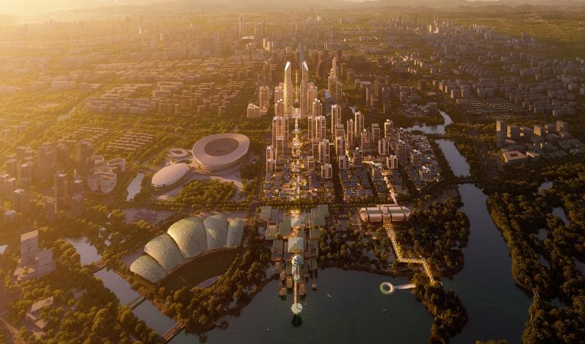 BIM建筑|福斯特推出杭州中心区“多叶脊柱”规划 BIM建筑|福斯特推出杭州中心区“多叶脊柱”规划