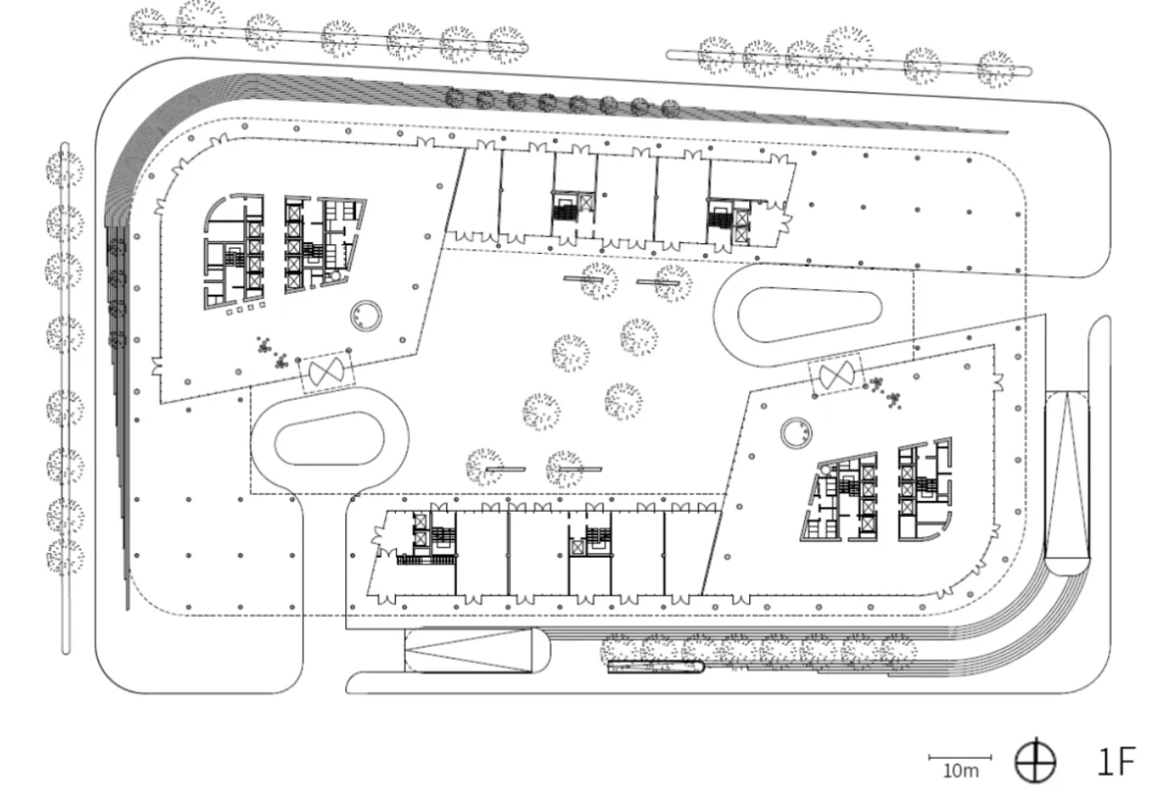 BIM建筑|济南中央商务区金石中心 / 盖博建筑设计事务所 BIM建筑|济南中央商务区金石中心 / 盖博建筑设计事务所