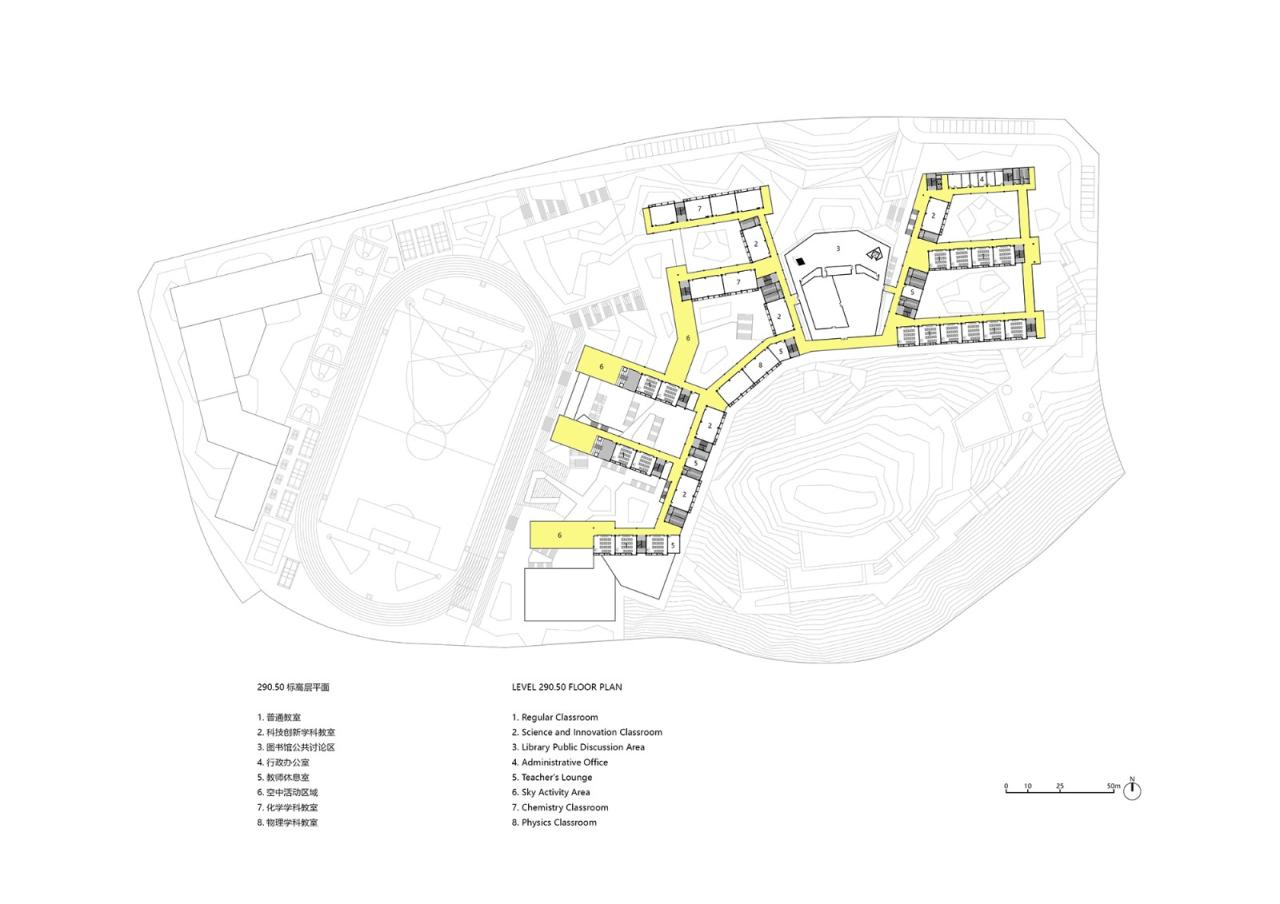 BIM建筑|三峡巴蜀中学:建筑与大地的和谐协奏 / 西筑设计作品 BIM建筑|三峡巴蜀中学:建筑与大地的和谐协奏 / 西筑设计作品