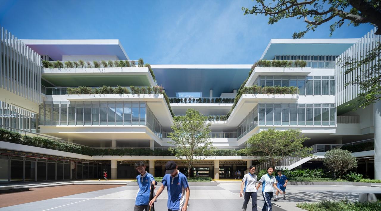 BIM建筑|深圳高级中学(集团)北校区新园 / CAPOL BIM建筑|深圳高级中学(集团)北校区新园 / CAPOL