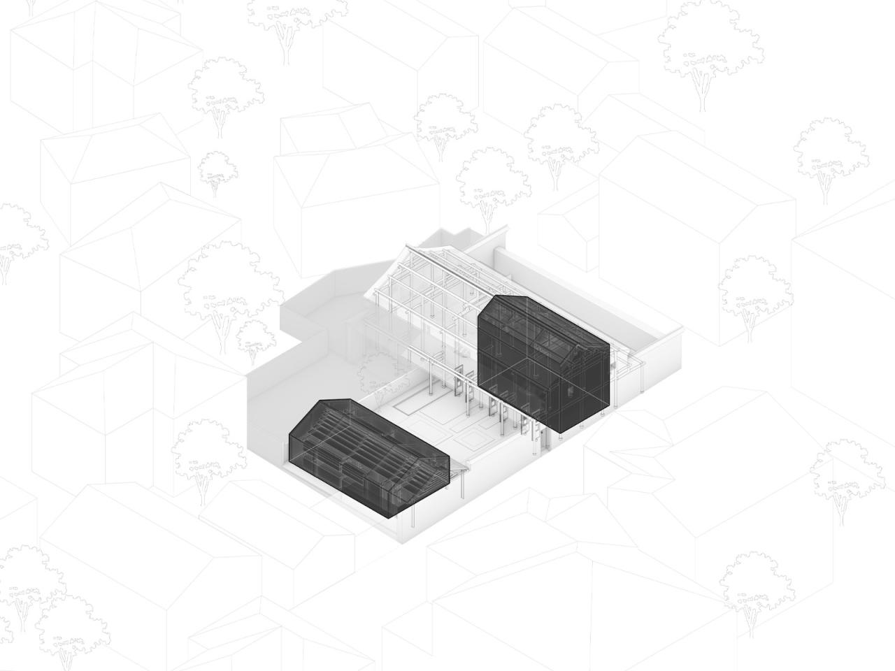 BIM建筑|山庾茶肆,修旧增新 / 奥室建筑 BIM建筑|山庾茶肆,修旧增新 / 奥室建筑