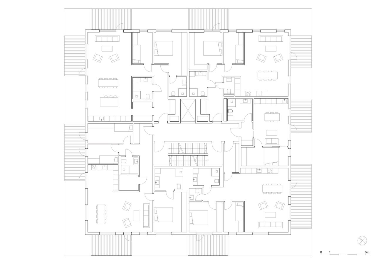BIM建筑|挪威灯笼公寓 / Reiulf Ramstad Arkitekter BIM建筑|挪威灯笼公寓 / Reiulf Ramstad Arkitekter