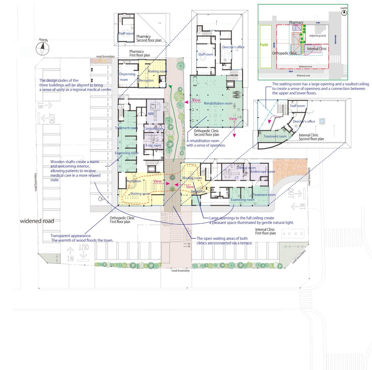 BIM建筑|旭之森内科和胃肠病诊所 / TSC Architects BIM建筑|旭之森内科和胃肠病诊所 / TSC Architects