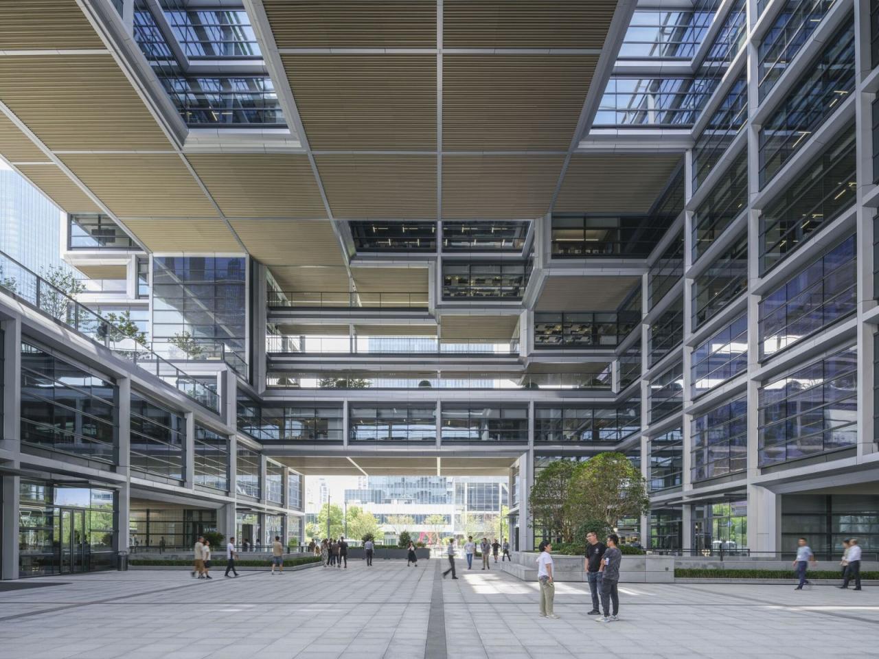 BIM建筑|阿里巴巴上海园区 / Foster + Partners BIM建筑|阿里巴巴上海园区 / Foster + Partners