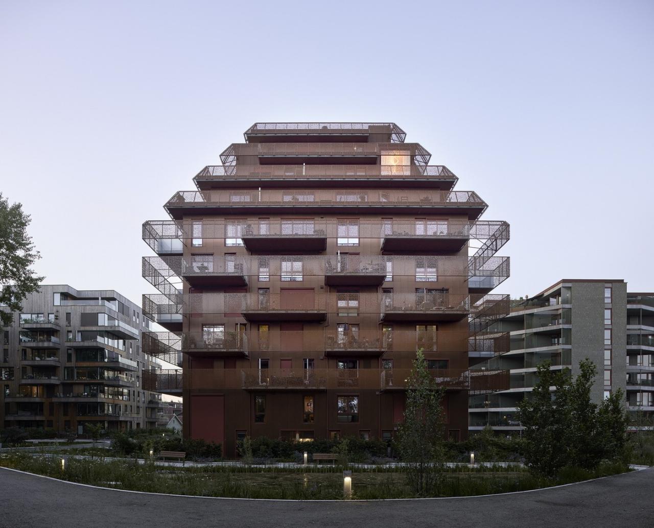 BIM建筑|挪威灯笼公寓 / Reiulf Ramstad Arkitekter BIM建筑|挪威灯笼公寓 / Reiulf Ramstad Arkitekter