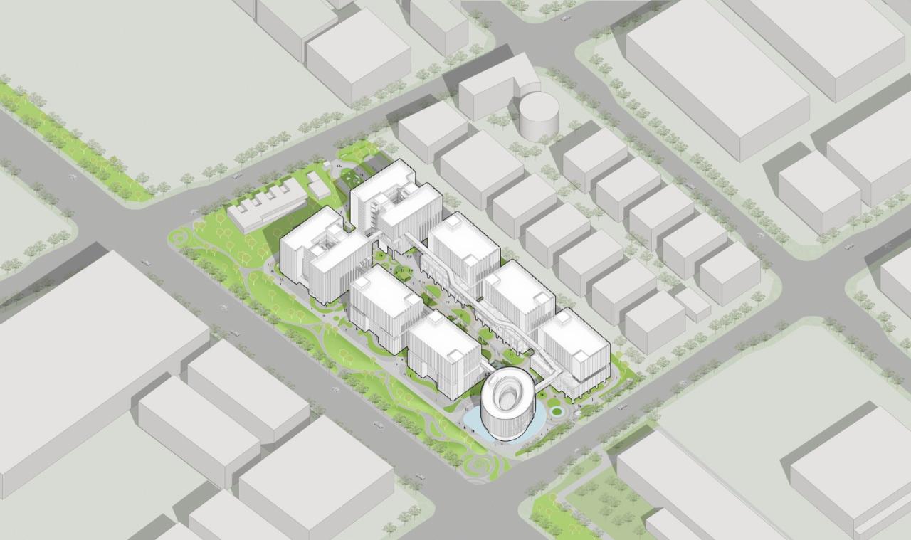 BIM建筑|北京亦庄细胞治疗研发中试基地 / 北京市工业设计研究院 BIM建筑|北京亦庄细胞治疗研发中试基地 / 北京市工业设计研究院