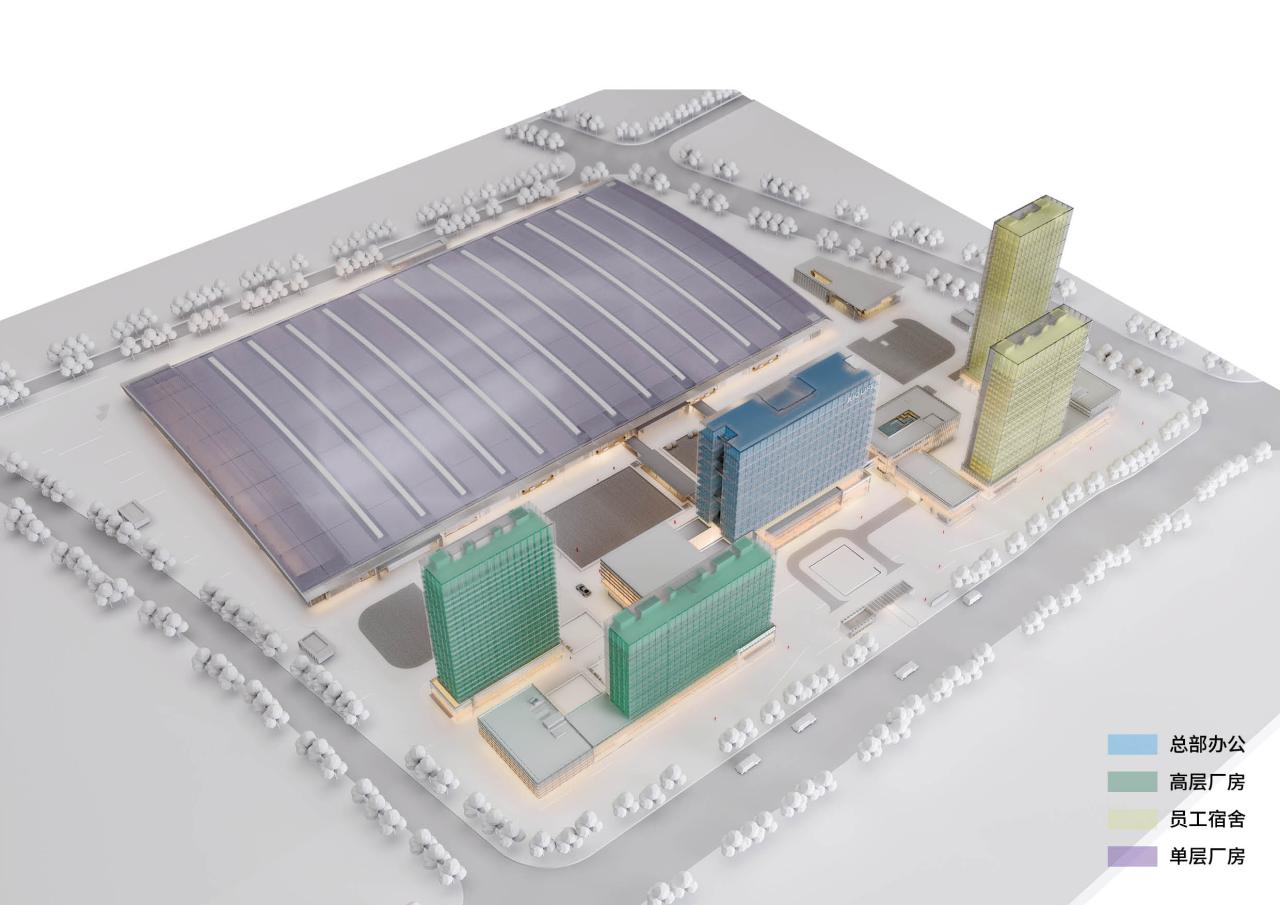 BIM建筑|西奥电梯产业园:先进智造与永续生活兼容的“未来工厂”/goa大象设计 BIM建筑|西奥电梯产业园:先进智造与永续生活兼容的“未来工厂”/goa大象设计