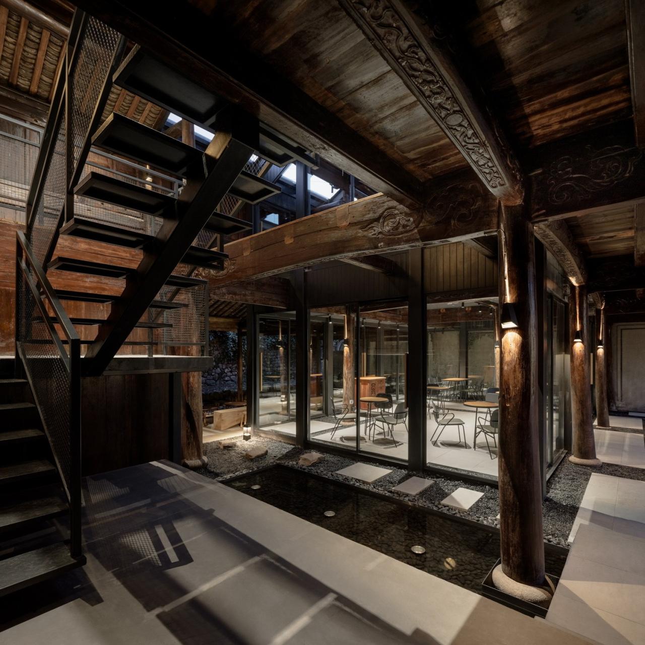 BIM建筑|山庾茶肆,修旧增新 / 奥室建筑 BIM建筑|山庾茶肆,修旧增新 / 奥室建筑