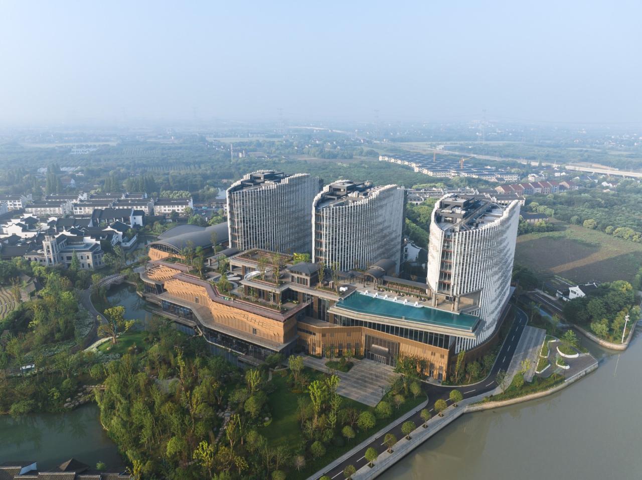 BIM建筑|乌镇堤上酒店外立面设计 / 上海直线建筑设计事务所 BIM建筑|乌镇堤上酒店外立面设计 / 上海直线建筑设计事务所