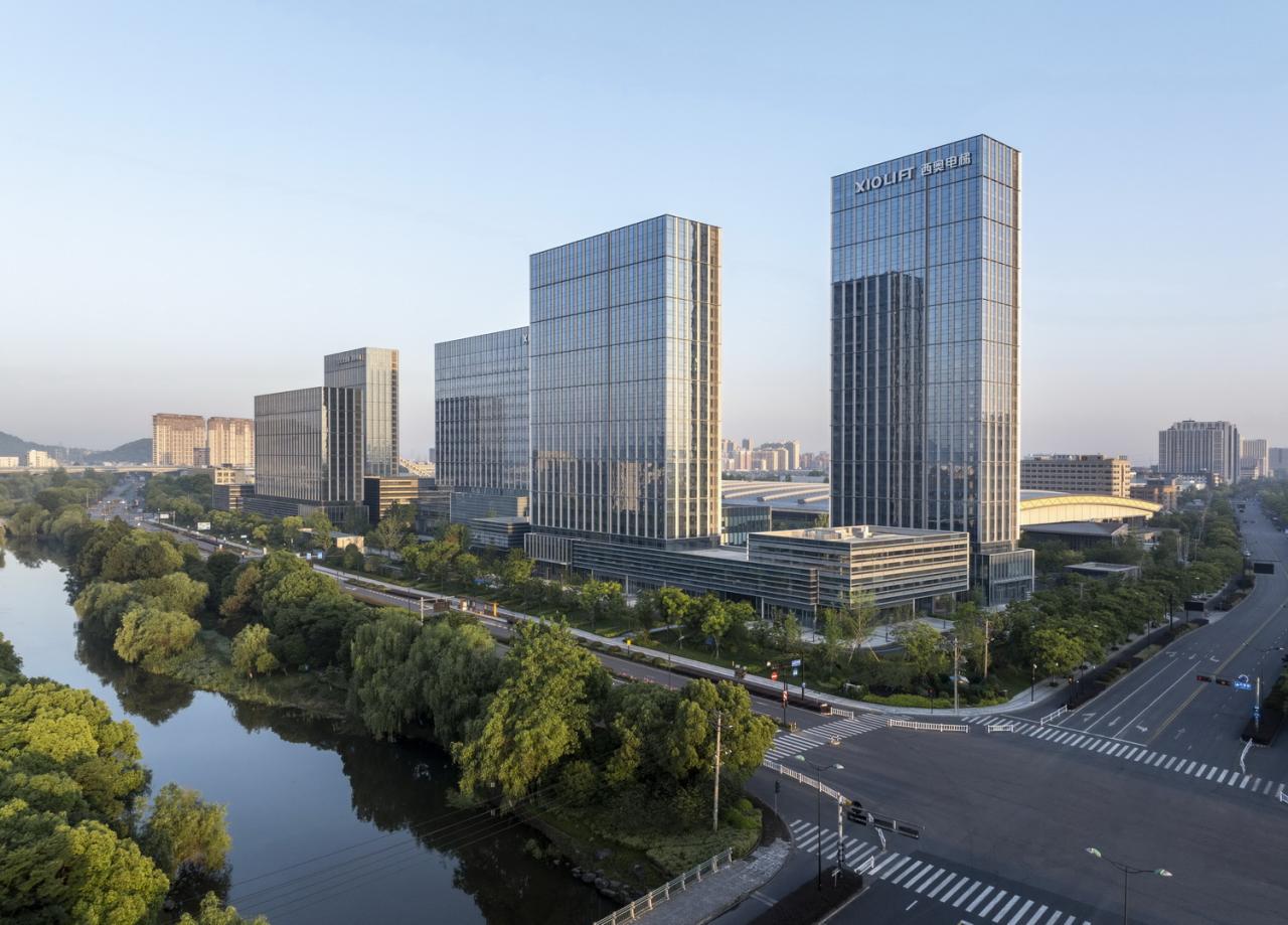 BIM建筑|西奥电梯产业园:先进智造与永续生活兼容的“未来工厂”/goa大象设计 BIM建筑|西奥电梯产业园:先进智造与永续生活兼容的“未来工厂”/goa大象设计