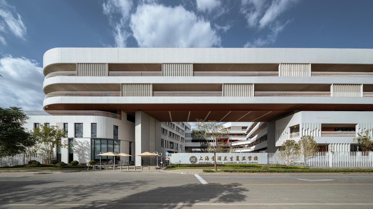 BIM建筑|乐活学园:上海青浦兰生学校 / 上海华都建筑规划设计有限公司 BIM建筑|乐活学园:上海青浦兰生学校 / 上海华都建筑规划设计有限公司