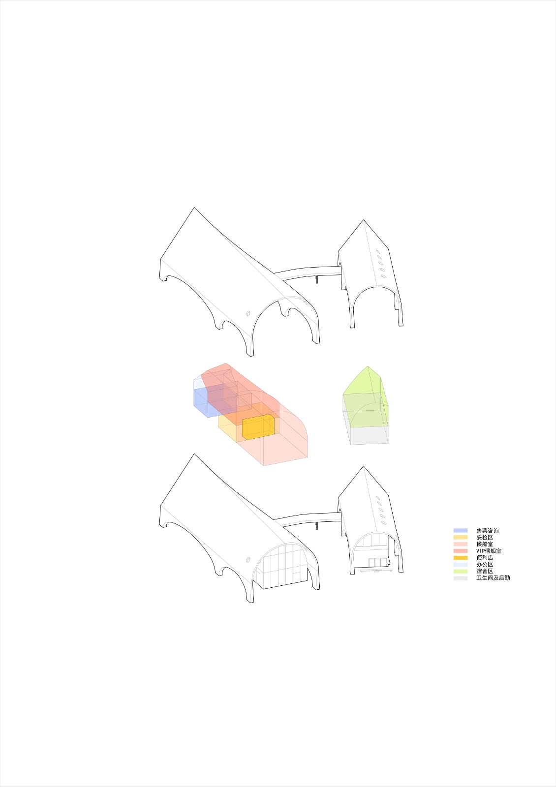 BIM建筑|虾峙客运站 / 致正建筑工作室 BIM建筑|虾峙客运站 / 致正建筑工作室