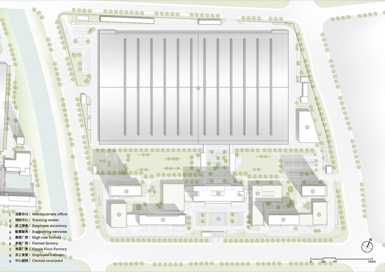 BIM建筑|西奥电梯产业园:先进智造与永续生活兼容的“未来工厂”/goa大象设计 BIM建筑|西奥电梯产业园:先进智造与永续生活兼容的“未来工厂”/goa大象设计