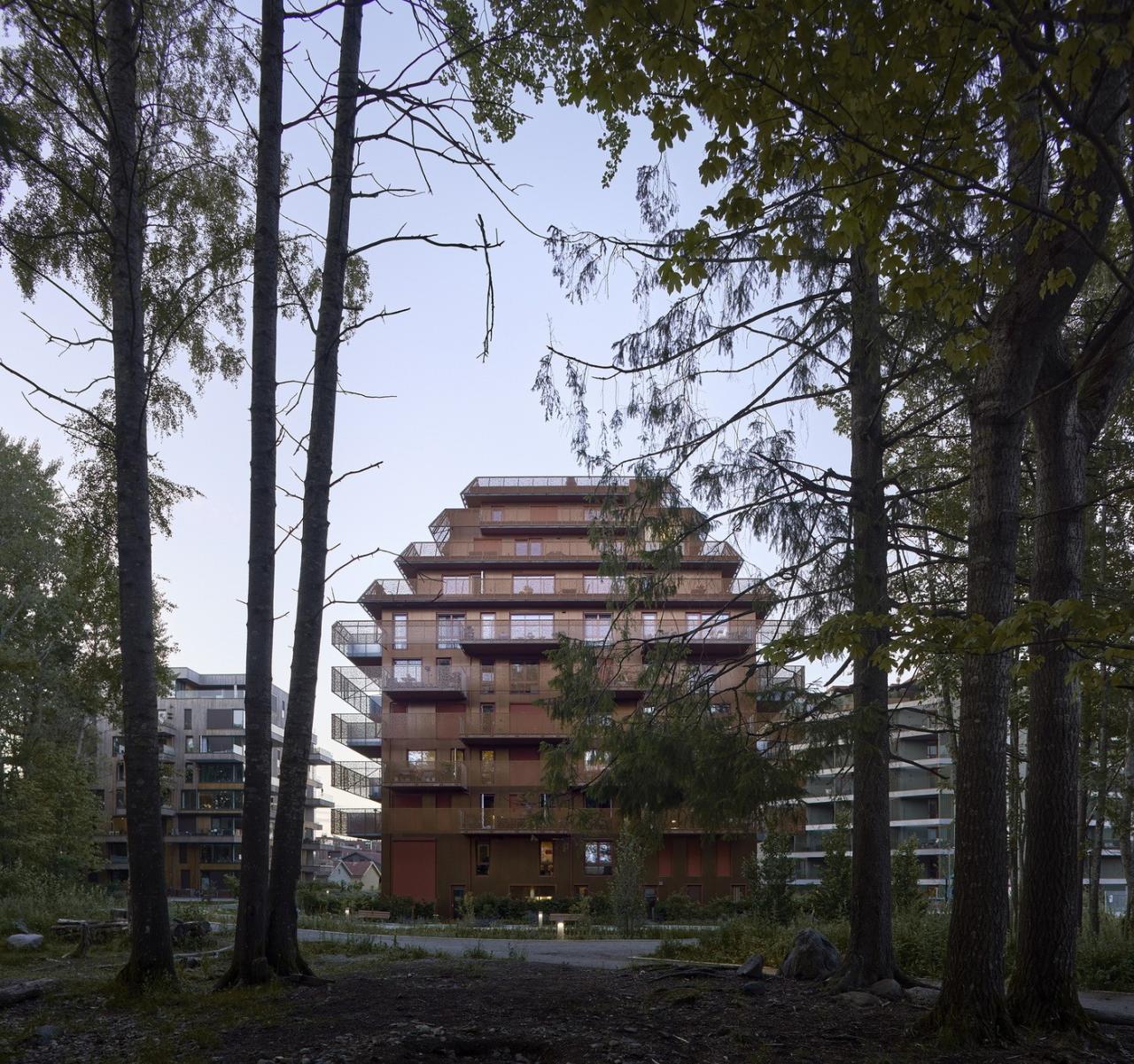 BIM建筑|挪威灯笼公寓 / Reiulf Ramstad Arkitekter BIM建筑|挪威灯笼公寓 / Reiulf Ramstad Arkitekter