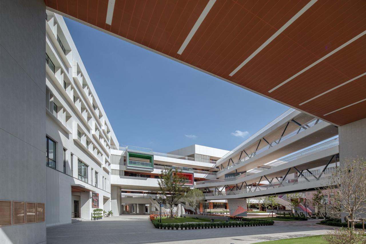 BIM建筑|乐活学园:上海青浦兰生学校 / 上海华都建筑规划设计有限公司 BIM建筑|乐活学园:上海青浦兰生学校 / 上海华都建筑规划设计有限公司