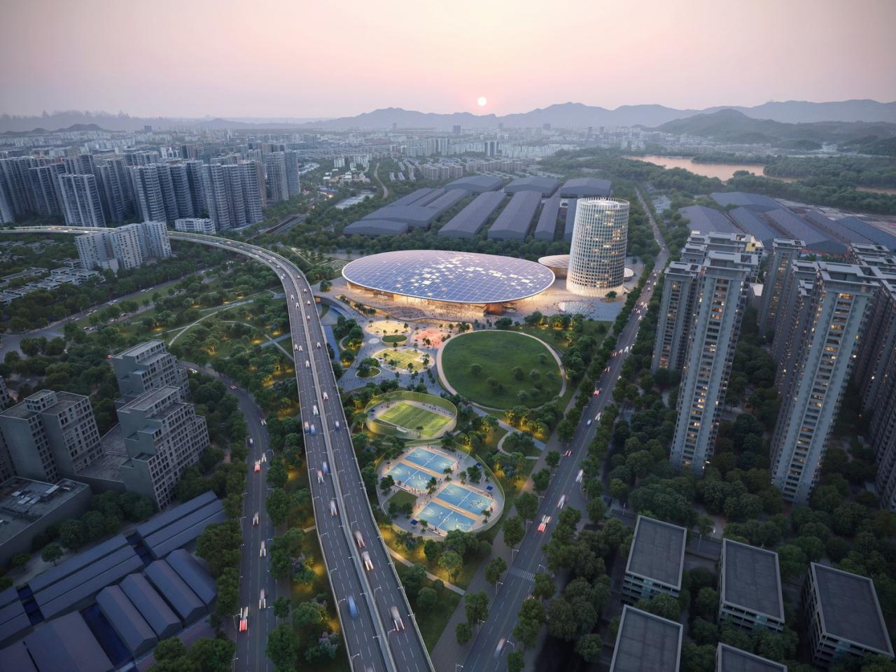 BIM建筑|MVRDV 赢得中国羽毛球训练中心设计竞赛 BIM建筑|MVRDV 赢得中国羽毛球训练中心设计竞赛