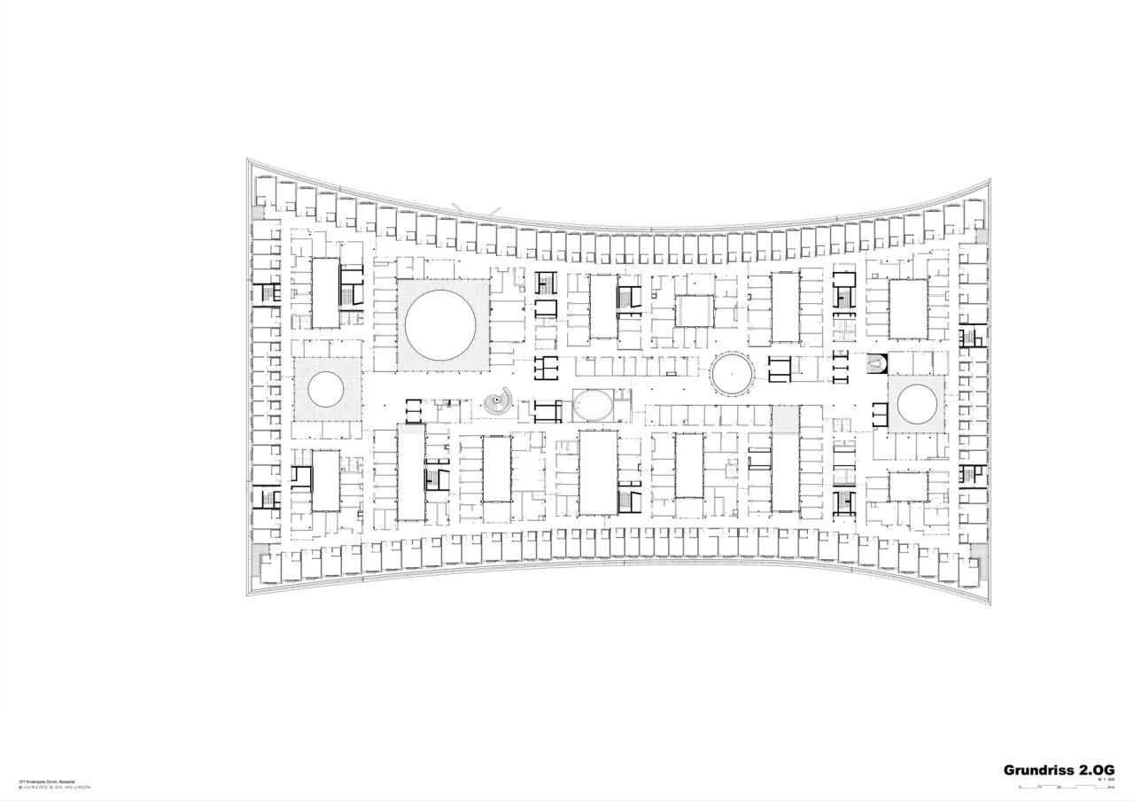 BIM建筑|苏黎世大学儿童医院 / 赫尔佐格与德梅隆事务所 BIM建筑|苏黎世大学儿童医院 / 赫尔佐格与德梅隆事务所