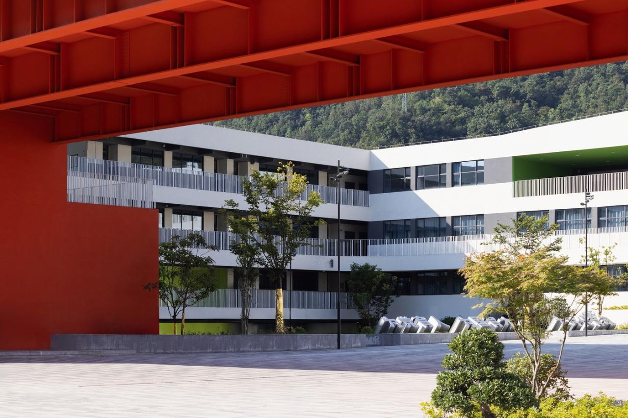 BIM建筑|南山五福堂高级中学 / 小写建筑 BIM建筑|南山五福堂高级中学 / 小写建筑