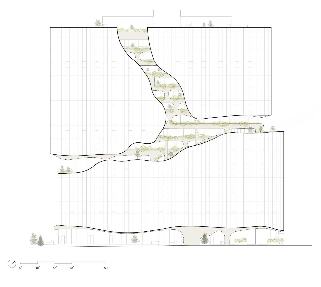 BIM建筑|“垂直峡谷”: 美国丹佛住宅建成 / MAD BIM建筑|“垂直峡谷”: 美国丹佛住宅建成 / MAD