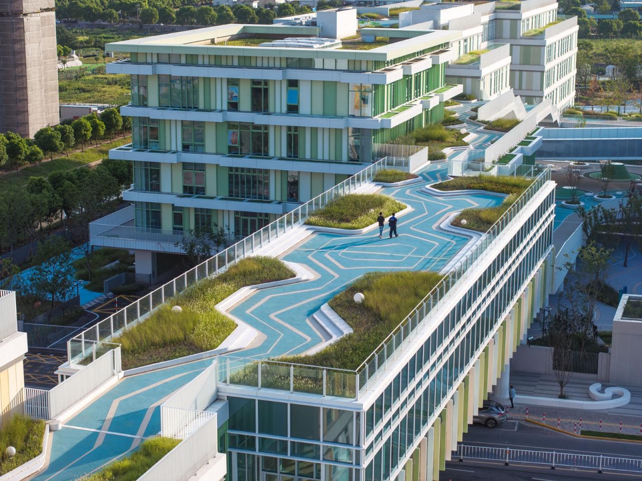 BIM建筑|上海市实验学校嘉定新城分校 / 大观景观 BIM建筑|上海市实验学校嘉定新城分校 / 大观景观