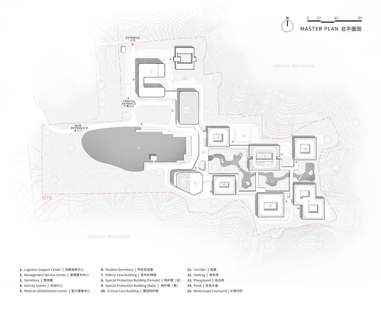BIM建筑|山水疗愈,身心宜居:杭州市第一社会福利院 / 浙江大学建筑设计研究院 BIM建筑|山水疗愈,身心宜居:杭州市第一社会福利院 / 浙江大学建筑设计研究院