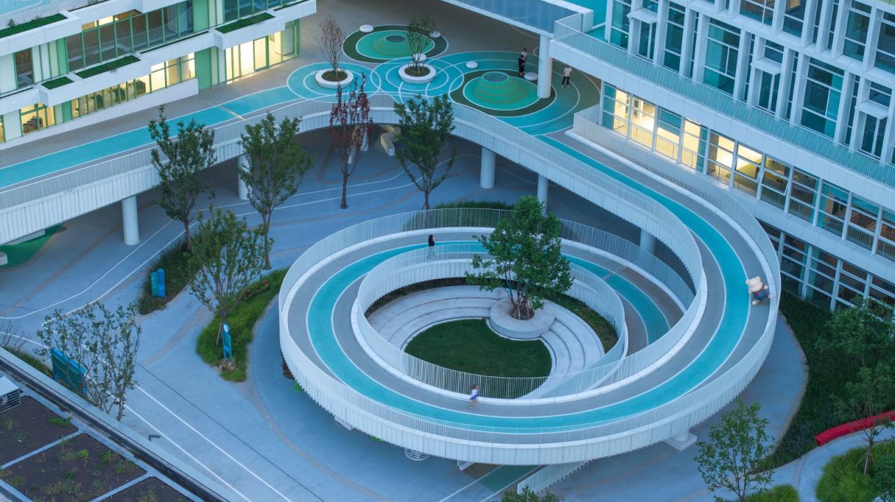 BIM建筑|上海市实验学校嘉定新城分校 / 大观景观 BIM建筑|上海市实验学校嘉定新城分校 / 大观景观