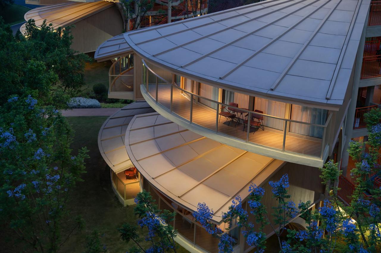 BIM建筑|树叶的结构:南溪欢乐田园野趣酒店树屋设计 / 王晖建筑工作室 BIM建筑|树叶的结构:南溪欢乐田园野趣酒店树屋设计 / 王晖建筑工作室