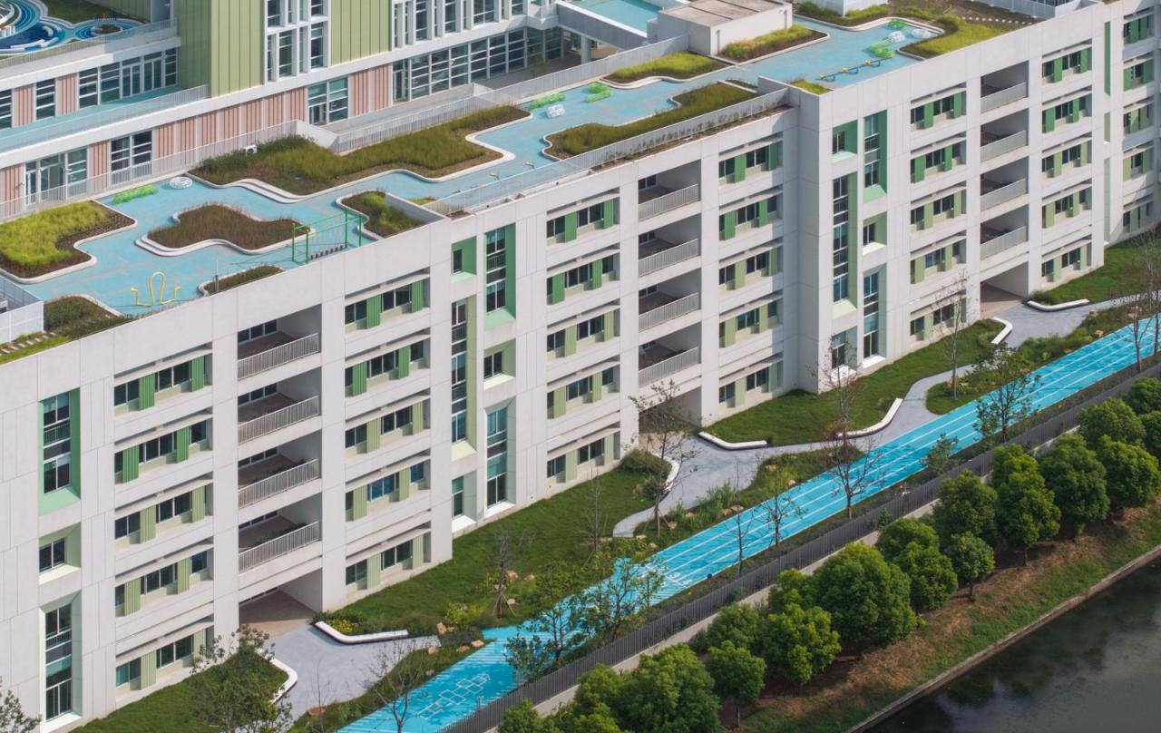 BIM建筑|上海市实验学校嘉定新城分校 / 大观景观 BIM建筑|上海市实验学校嘉定新城分校 / 大观景观