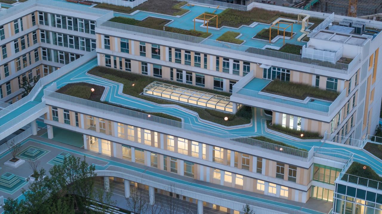 BIM建筑|上海市实验学校嘉定新城分校 / 大观景观 BIM建筑|上海市实验学校嘉定新城分校 / 大观景观