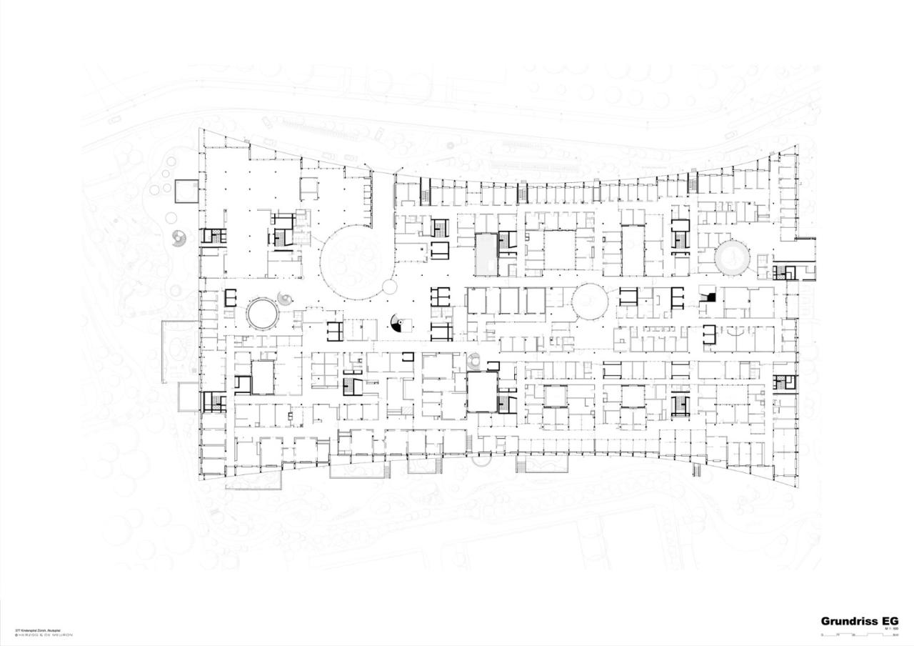 BIM建筑|苏黎世大学儿童医院 / 赫尔佐格与德梅隆事务所 BIM建筑|苏黎世大学儿童医院 / 赫尔佐格与德梅隆事务所