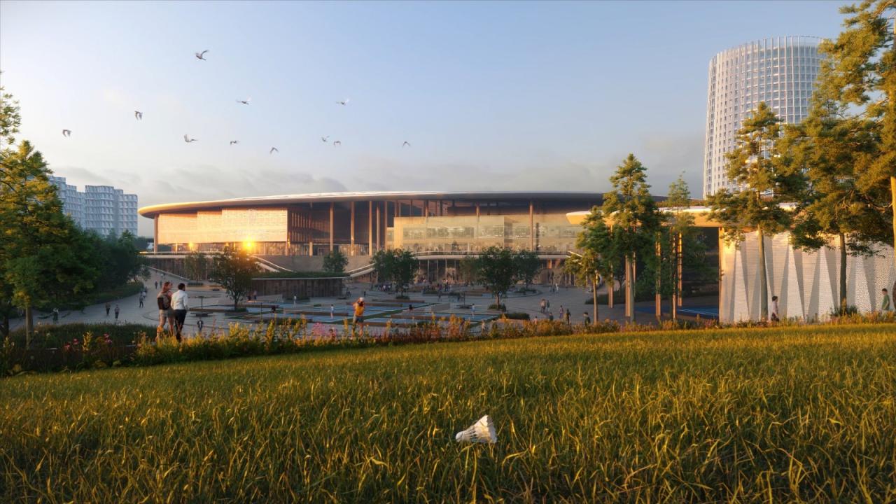 BIM建筑|MVRDV 赢得中国羽毛球训练中心设计竞赛 BIM建筑|MVRDV 赢得中国羽毛球训练中心设计竞赛