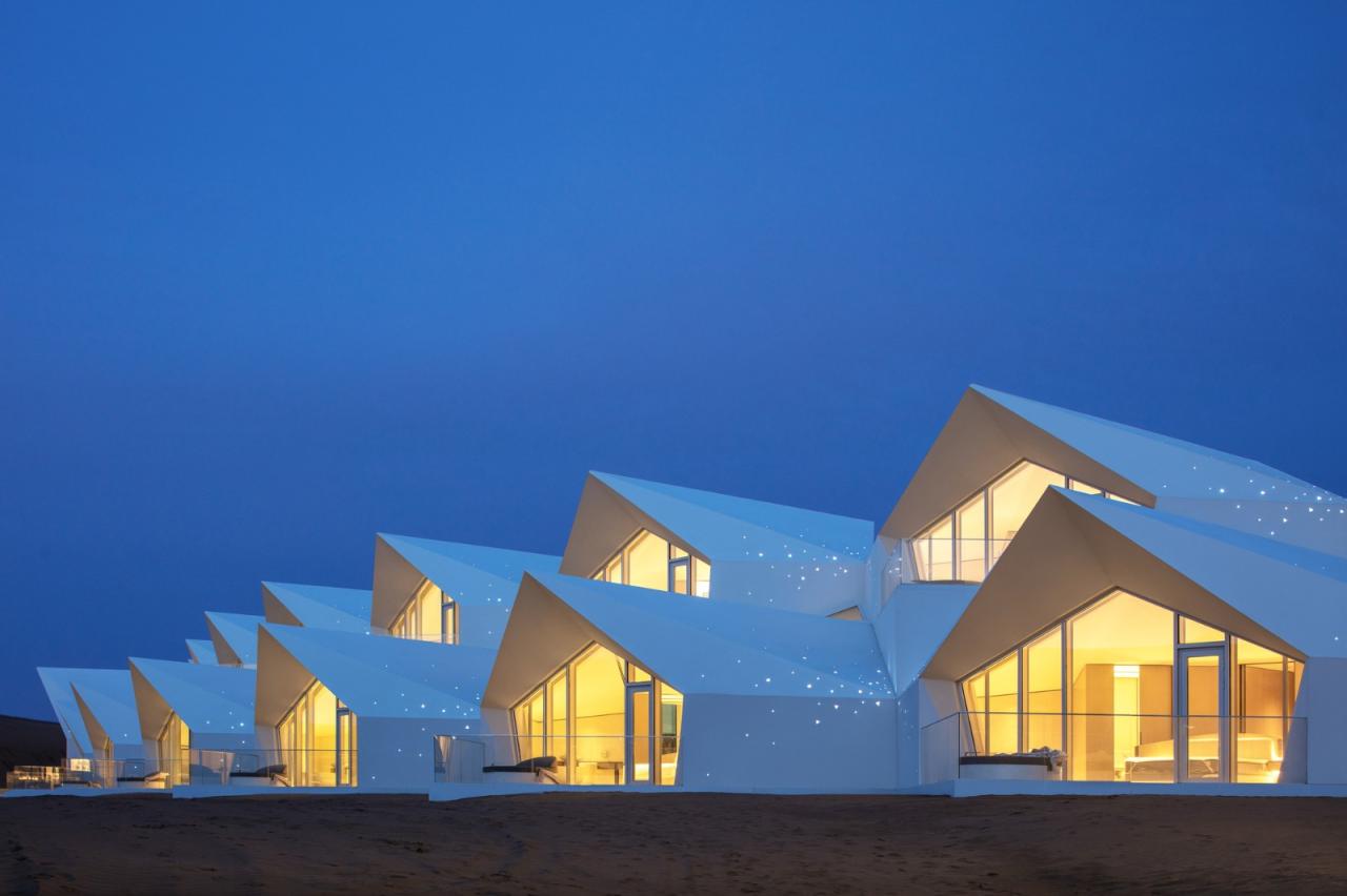 BIM建筑|中卫沙漠钻石酒店 / 水石设计-米川工作室 BIM建筑|中卫沙漠钻石酒店 / 水石设计-米川工作室