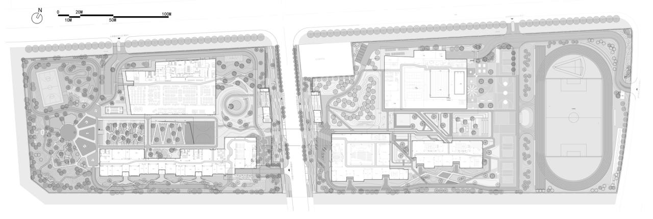 BIM建筑|上海市实验学校嘉定新城分校 / 大观景观 BIM建筑|上海市实验学校嘉定新城分校 / 大观景观