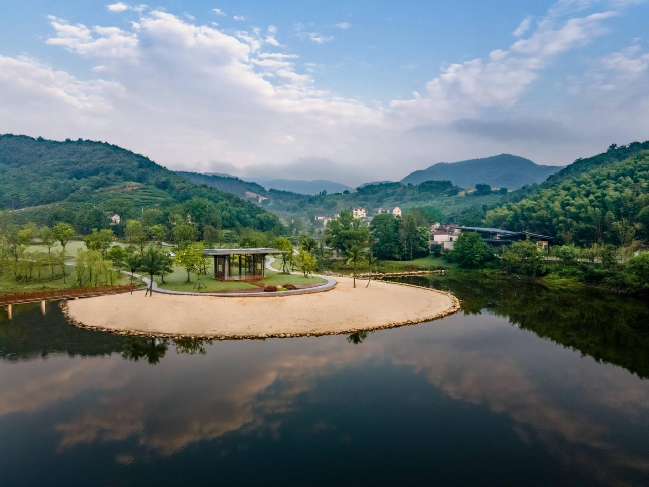BIM建筑|枕山栖谷,虎凹慢时光:庐江县柯坦镇虎凹欢乐茶谷 / 中铁合肥建筑市政工程设计研究院有限公司 BIM建筑|枕山栖谷,虎凹慢时光:庐江县柯坦镇虎凹欢乐茶谷 / 中铁合肥建筑市政工程设计研究院有限公司