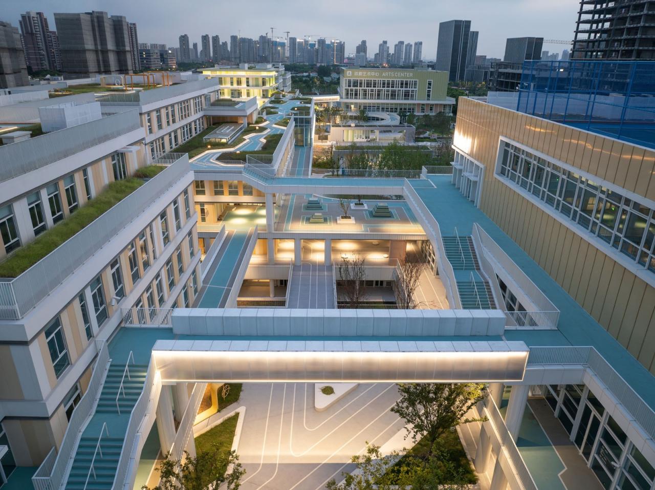 BIM建筑|上海市实验学校嘉定新城分校 / 大观景观 BIM建筑|上海市实验学校嘉定新城分校 / 大观景观