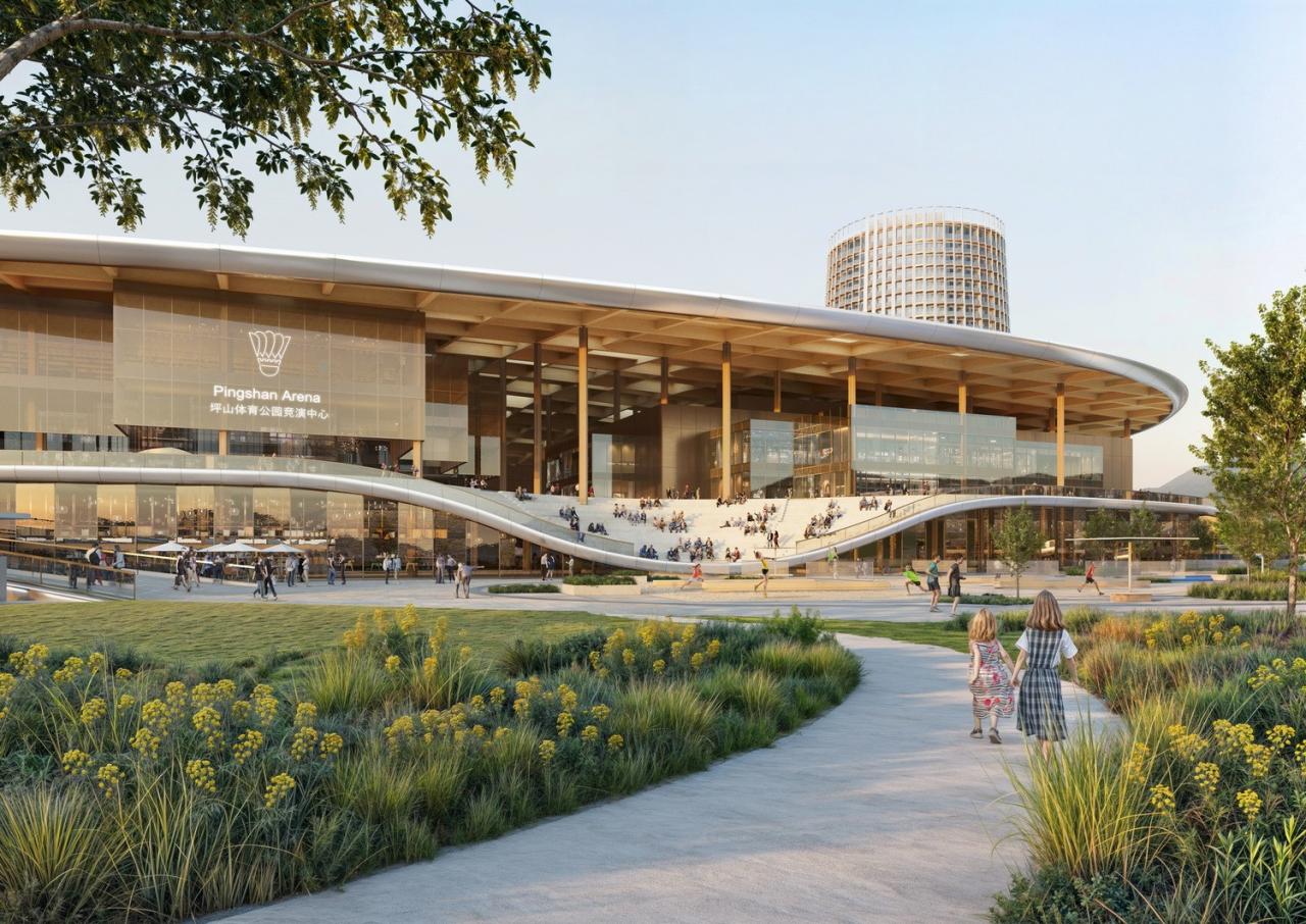 BIM建筑|MVRDV 赢得中国羽毛球训练中心设计竞赛 BIM建筑|MVRDV 赢得中国羽毛球训练中心设计竞赛