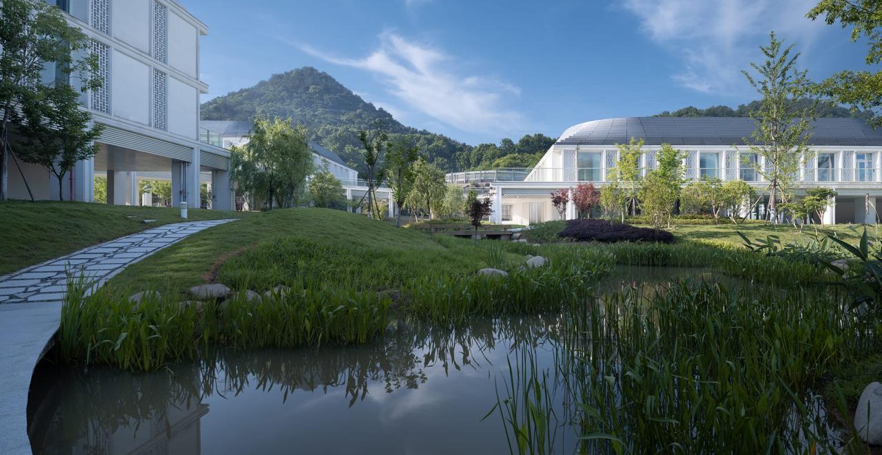 BIM建筑|山水疗愈,身心宜居:杭州市第一社会福利院 / 浙江大学建筑设计研究院 BIM建筑|山水疗愈,身心宜居:杭州市第一社会福利院 / 浙江大学建筑设计研究院