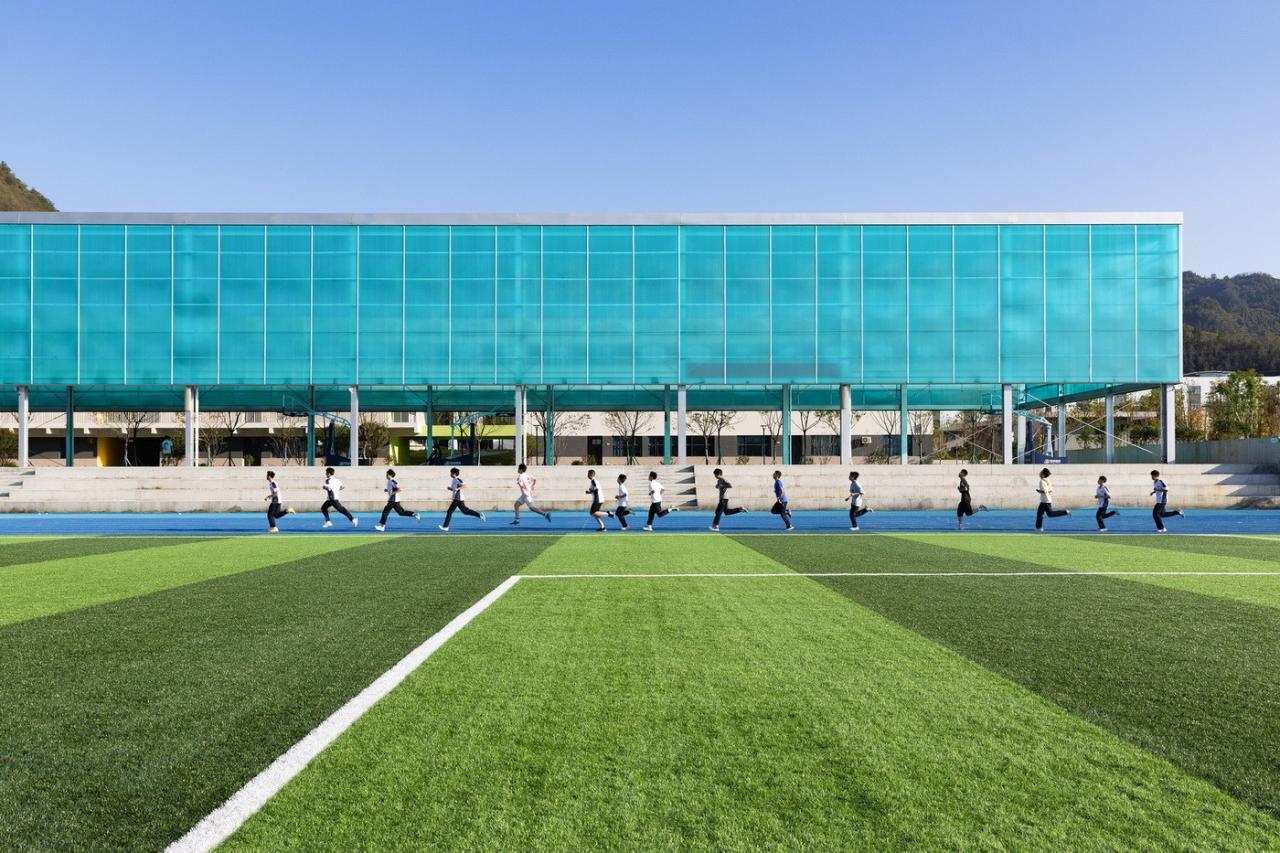 BIM建筑|南山五福堂高级中学 / 小写建筑 BIM建筑|南山五福堂高级中学 / 小写建筑