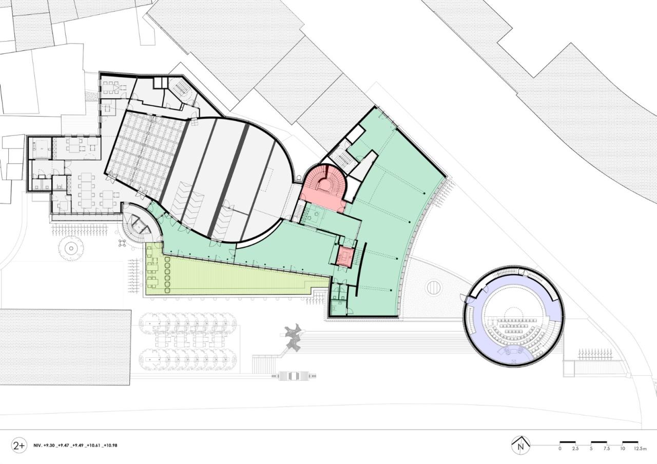 BIM建筑|那慕尔省文化之家 / Philippe Samyn and Partners BIM建筑|那慕尔省文化之家 / Philippe Samyn and Partners