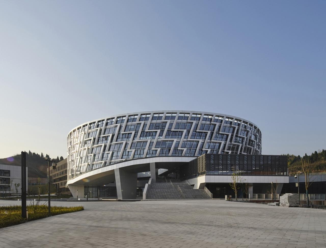 BIM建筑|重庆电力高等专科学校图书馆 / 天津大学设计总院·顾志宏工作室 BIM建筑|重庆电力高等专科学校图书馆 / 天津大学设计总院·顾志宏工作室