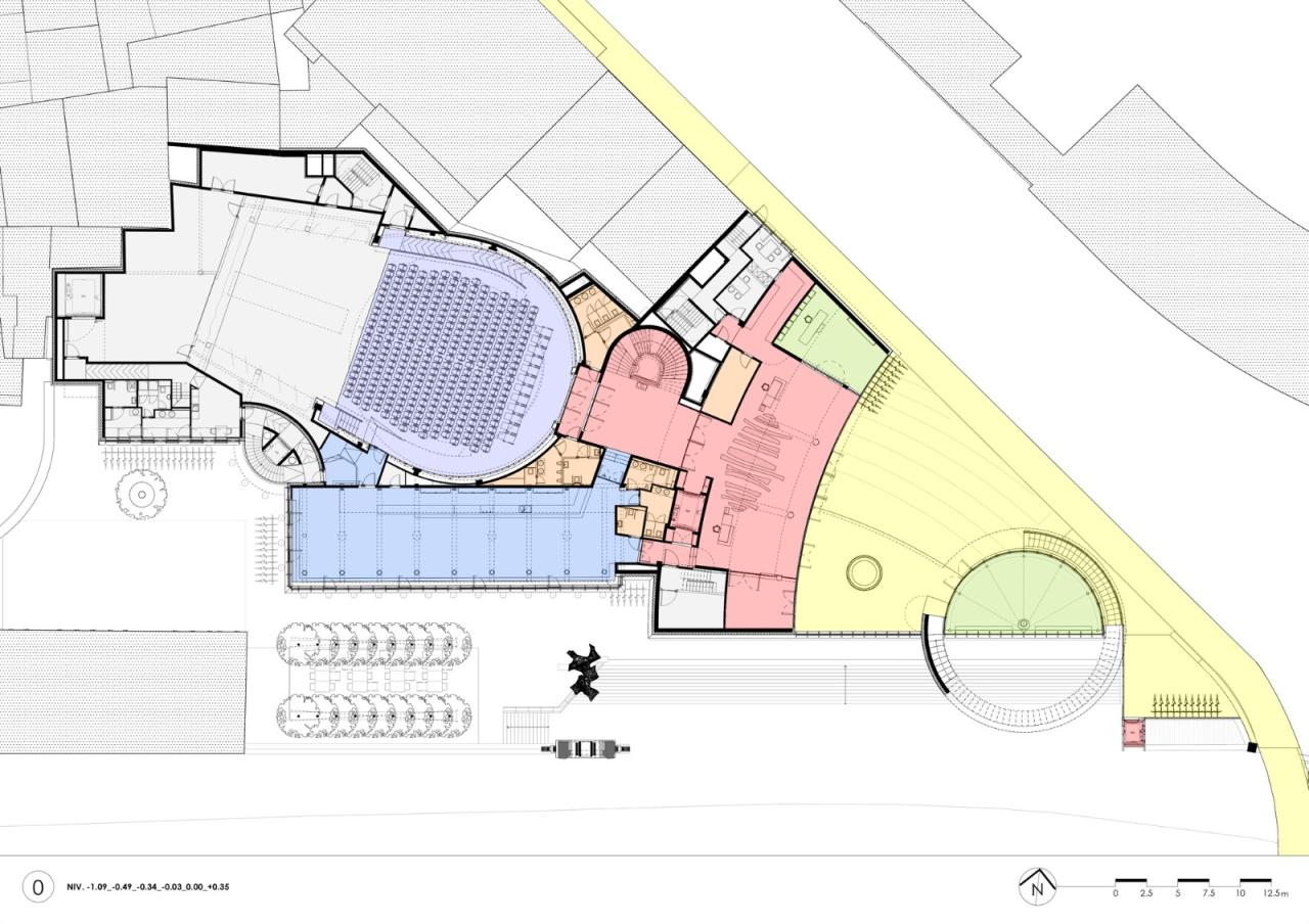 BIM建筑|那慕尔省文化之家 / Philippe Samyn and Partners BIM建筑|那慕尔省文化之家 / Philippe Samyn and Partners